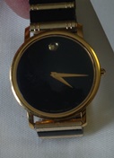 Movado Bold 'black ceramic and gold'